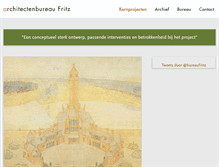 Tablet Screenshot of bureaufritz.nl